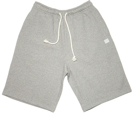 Acne Studios SS22 Unisex Cotton Drawstring Sweat Shorts in Light Heather Grey. CE0015-X92 Order Acne Studios SS22 Unisex Cotton Drawstring Sweat Shorts in Light Heather Grey. CE0015-X92