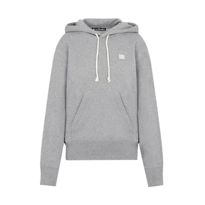 Acne Studios SS22 Unisex Face Patch Sweatshirt Grey. CI0107-X92