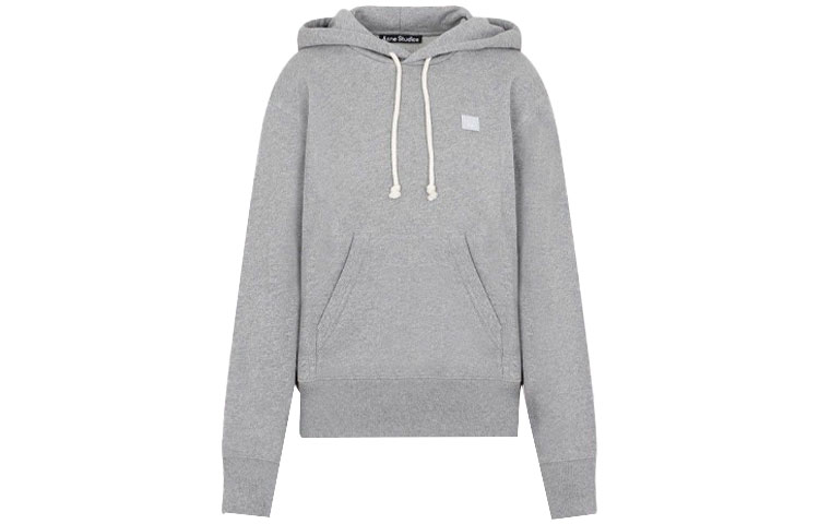 Order Acne Studios SS22 男女同款 灰色笑脸贴标卫衣. CI0107-X92