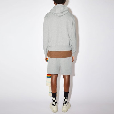 Acne Studios SS22 Unisex Face Patch Sweatshirt Abu-abu. CI0107-X92 Shop Acne Studios SS22 Unisex Face Patch Sweatshirt Abu-abu. CI0107-X92