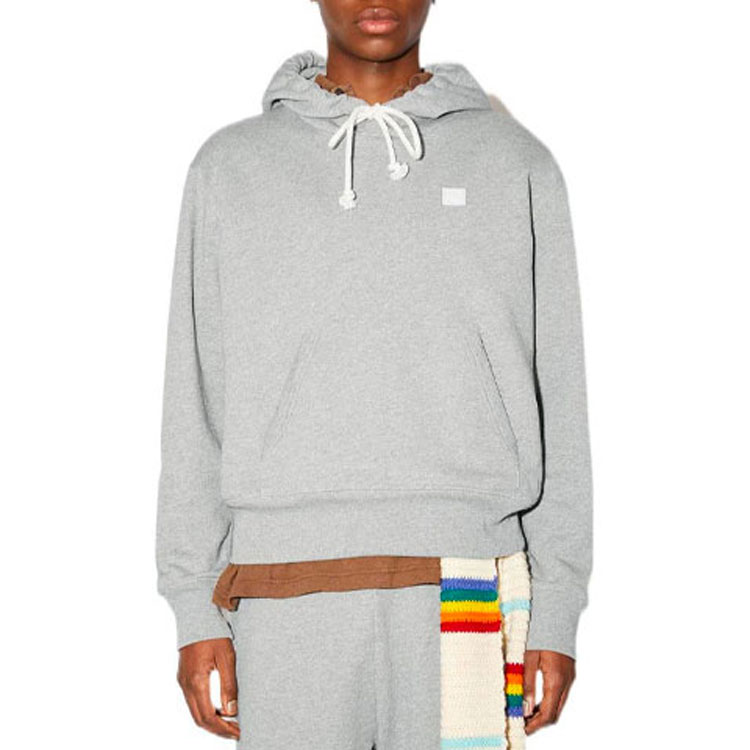 Purchase Acne Studios SS22 男女同款 灰色笑脸贴标卫衣. CI0107-X92