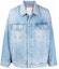 Order Acne Studios SS22 Vintage Blue Denim Jacket Unisex Relaxed Fit Blue. C90094-228