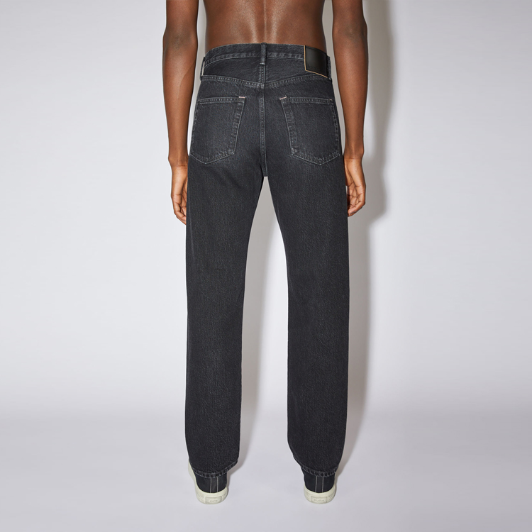 Acne Studios SS22 Vintage Loose Fit Cotton Denim Jeans Black Men’s Casual Pants B00274-900 圖 4