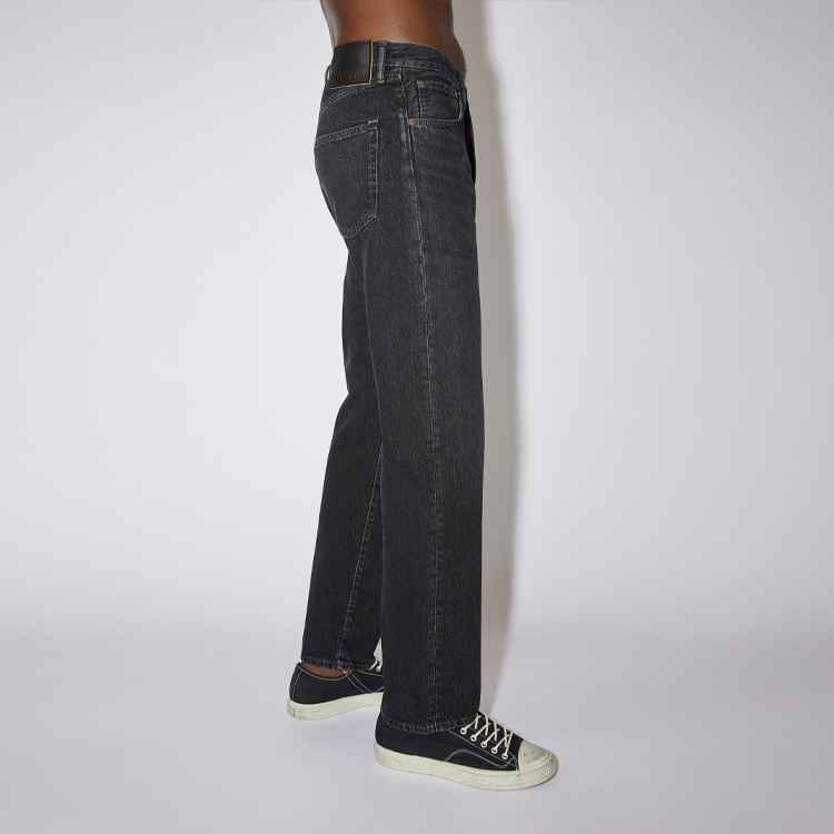Acne Studios SS22 Vintage Loose Fit Cotton Denim Jeans Black Men’s Casual Pants B00274-900 圖 5