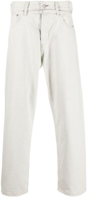 Acne Studios SS23 1991 Toj Unisex Loose Wide-Leg Adjustable Beige Denim Jeans C00043-BURF31 Buy Acne Studios SS23 1991 Toj Unisex Loose Wide-Leg Adjustable Beige Denim Jeans C00043-BURF31