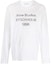 Order Acne Studios SS23 Camiseta Logo Vintage Manga Larga Blanco Sucio Unisex. CL0197-DC6