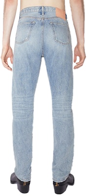 アクネ ストゥディオズ SS23 1996 ヴィンテージ ミッドライズ ストレートジーンズ メンズ ライトブルー B00295-228 Shop アクネ ストゥディオズ SS23 1996 ヴィンテージ ミッドライズ ストレートジーンズ メンズ ライトブルー B00295-228