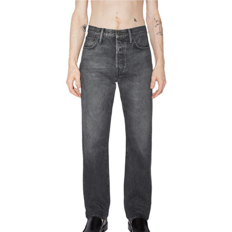 Acne Studios SS23  Black Straight-Leg Loose Fit Denim Jeans 1996. B00285-900 圖 3