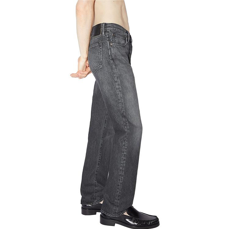 Acne Studios SS23  Black Straight-Leg Loose Fit Denim Jeans 1996. B00285-900 圖 5