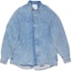 Buy Acne Studios SS23 Kemeja Cotton Denim Biru Washed Button-Up Relaxed Style. BB0516-135