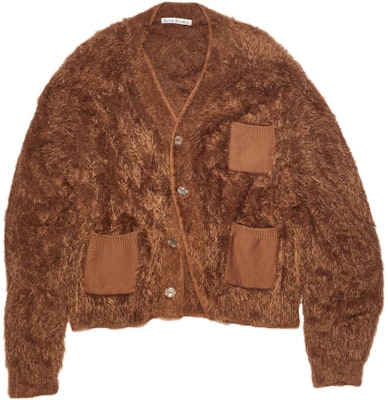 Acne Studios SS23 Sweater Coklat V-Leher Fit Slim Lengan Panjang Knit B60255AJQ Buy Acne Studios SS23 Sweater Coklat V-Leher Fit Slim Lengan Panjang Knit B60255AJQ