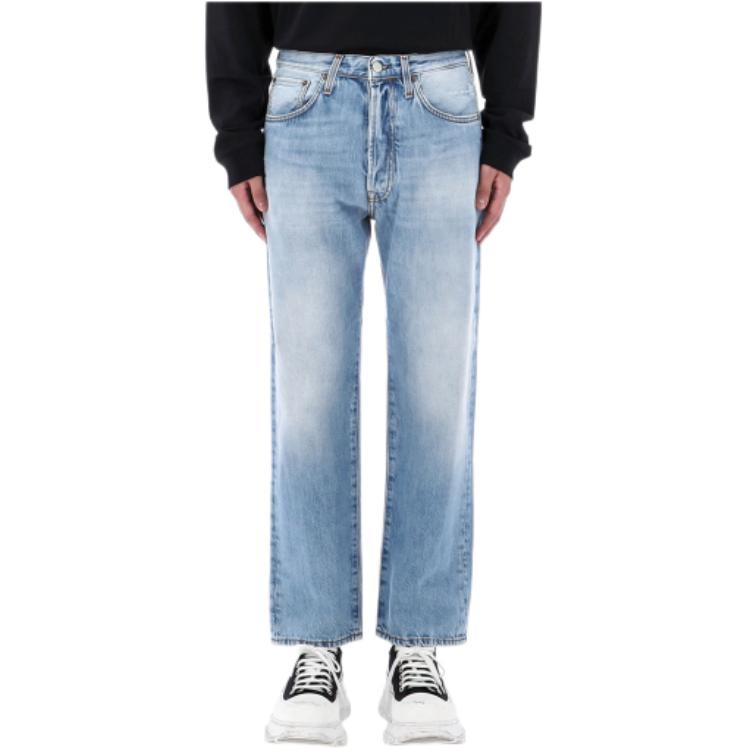 Acne Studios SS23  Cleanfit Low-Waist Straight Denim Jeans Light Blue B00308-228