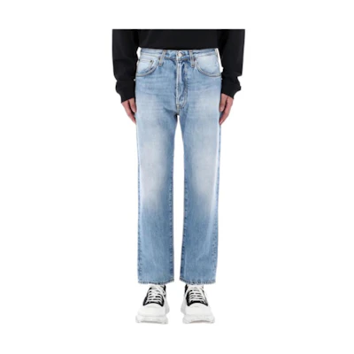 Acne Studios SS23 Cleanfit Low-Waist Straight Denim Jeans Light Blue B00308-228