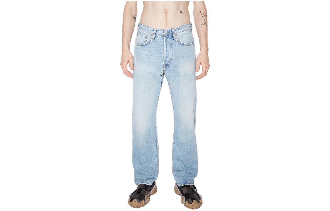 Acne Studios SS23  Cleanfit Low-Waist Straight Denim Jeans Light Blue B00308-228 圖 2