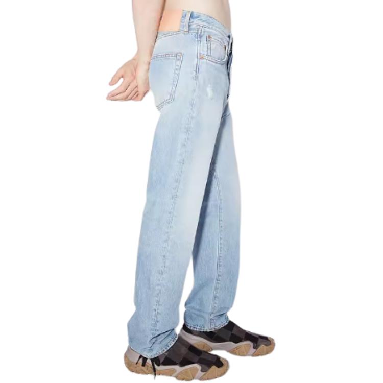 Acne Studios SS23  Cleanfit Low-Waist Straight Denim Jeans Light Blue B00308-228 圖 4