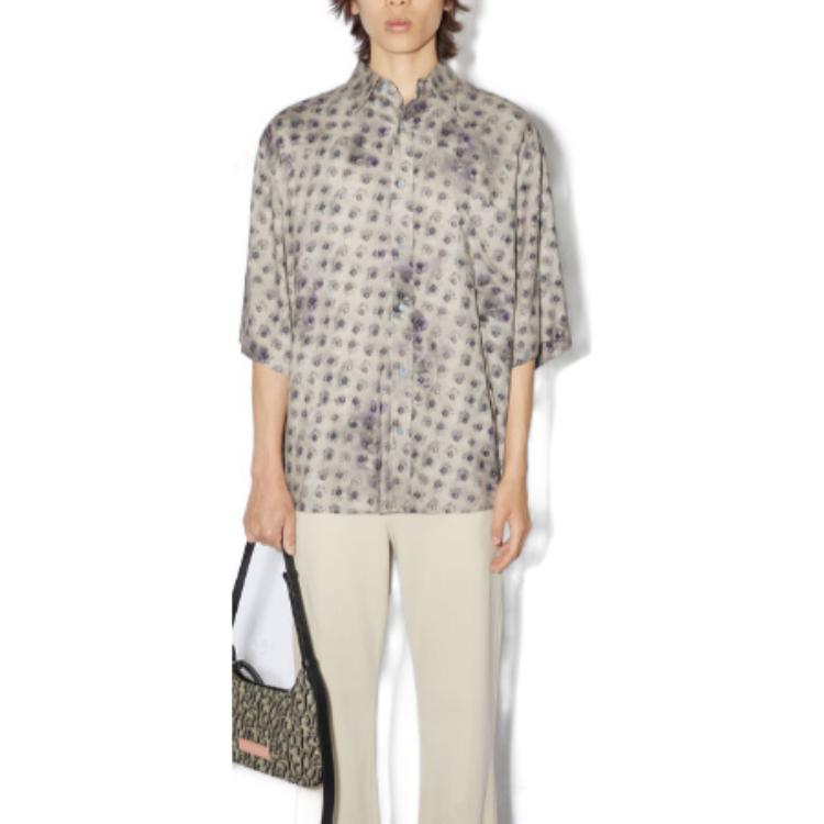 Lookbook Acne Studios SS23 雛菊印花灰色襯衫 BB0501DCI
