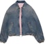 Buy Acne Studios SS23 Denim Puffer Jacket in Mid Blue. B90662-863-A