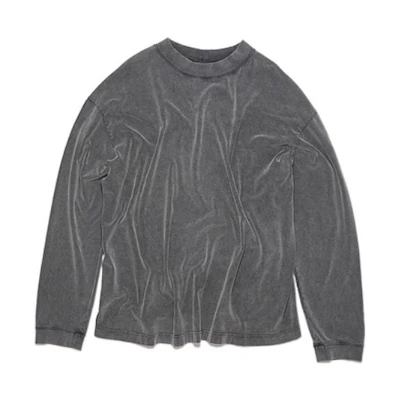 Acne Studios SS23 Faded Pullover Casual Sweatshirt Black. BL0338-BM0