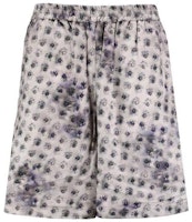 Acne Studios SS23 Geometric Print Casual Shorts Gray. BE0131-DCI Acne Studios SS23 Geometric Print Casual Shorts Gray. BE0131-DCI