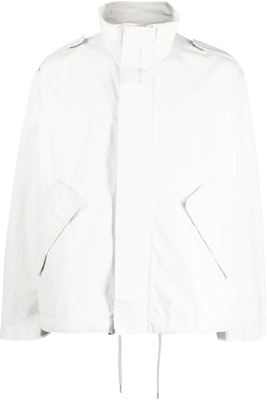 アクネ ストゥディオズ SS23 グレー ソリッド ジップアップ ハイカラージャケット. B90685-CKZ Order アクネ ストゥディオズ SS23 グレー ソリッド ジップアップ ハイカラージャケット. B90685-CKZ