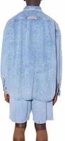 Shop Acne Studios SS23 蓝色丹宁纽扣长袖衬衫. FNMNSHIR000664
