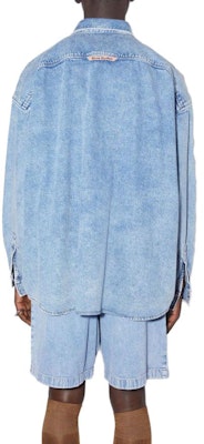 Acne Studios SS23 Indigo Button Denim Long Sleeve Shirt. FNMNSHIR000664 Shop Acne Studios SS23 Indigo Button Denim Long Sleeve Shirt. FNMNSHIR000664