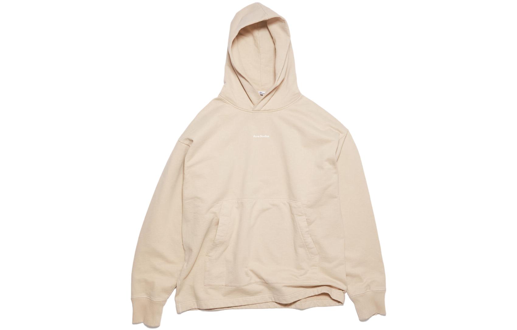 Acne Studios SS23  Letter Print Hoodie Long Sleeve Off-White. BI0182AEA