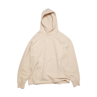Acne Studios SS23 Letter Print Hoodie Long Sleeve Off-White. BI0182AEA
