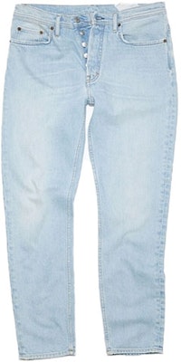 アクネ ストゥディオズ SS23 ライトブルー ミッドライズ テーパード スリムフィット ジーンズ B00297-228 Order アクネ ストゥディオズ SS23 ライトブルー ミッドライズ テーパード スリムフィット ジーンズ B00297-228