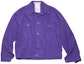 Order Acne Studios SS23 Chaqueta Morada Holgada de Manga Larga Abotonada. B90722-BMZ
