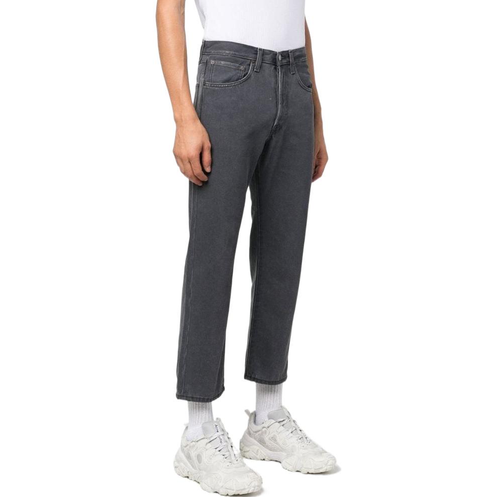 Acne Studios SS23  Vintage Washed Loose Fit Wide-Leg Jeans Gray Denim. B00281-AA3 圖 5