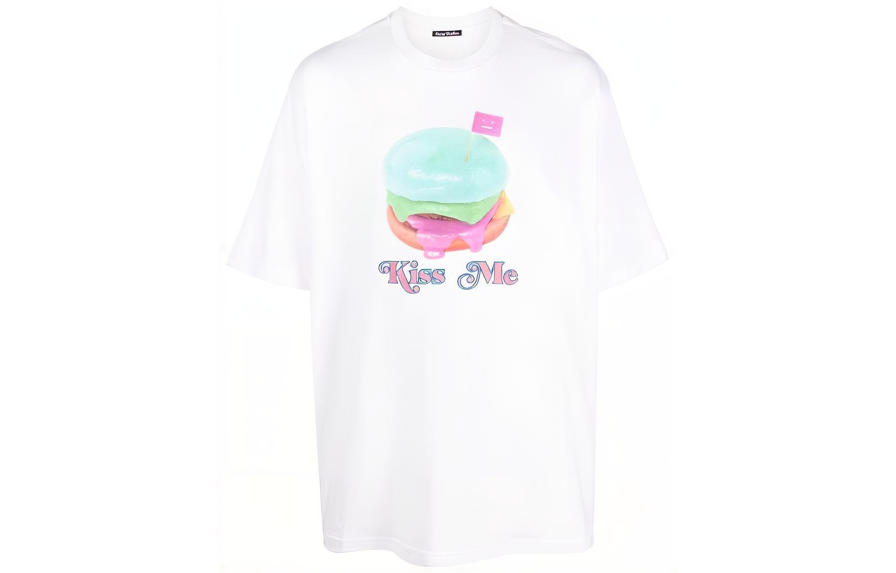 Acne Studios SS23  White Crew Neck Graphic Print T-Shirt. CL0176-183 圖 2