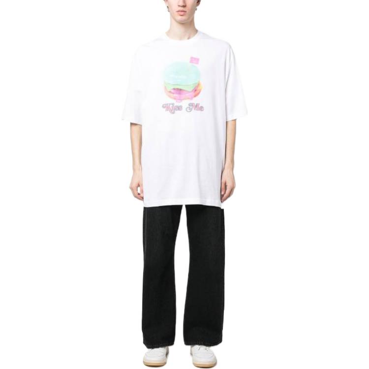 Acne Studios SS23  White Crew Neck Graphic Print T-Shirt. CL0176-183 圖 3
