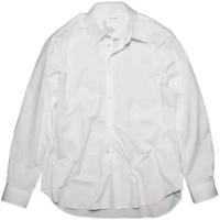 Order Acne Studios SS23 白色纯色长袖纽扣衬衫 BB0512-100