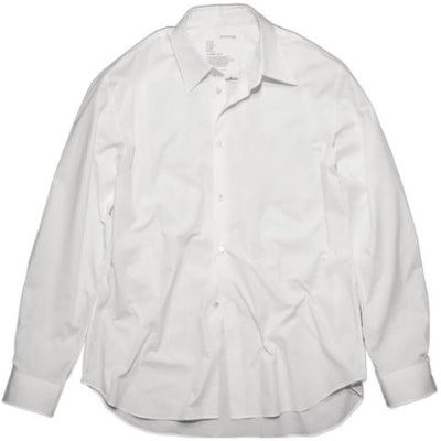 Acne Studios SS23 White Solid Button-Up Long Sleeve Shirt BB0512-100 Order Acne Studios SS23 White Solid Button-Up Long Sleeve Shirt BB0512-100