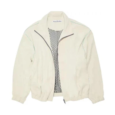 Acne Studios SS23 White Solid Zip-Up Jacket B90673-DDC