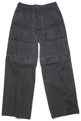 Acne Studios SS23 Adjustable Washed Wide-Leg Pants Men’s in Charcoal Grey BK0524-DBH Order Acne Studios SS23 Adjustable Washed Wide-Leg Pants Men’s in Charcoal Grey BK0524-DBH