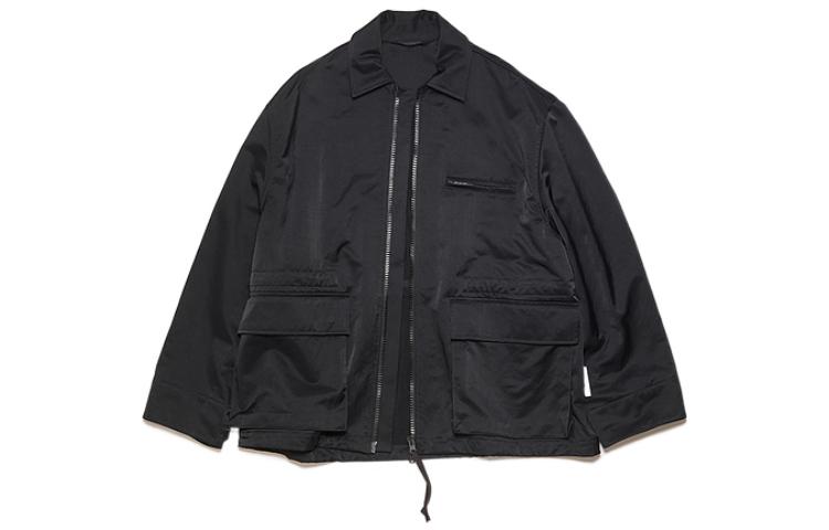 Order Acne Studios SS23 黑色實用口袋工裝外套 B90669-900