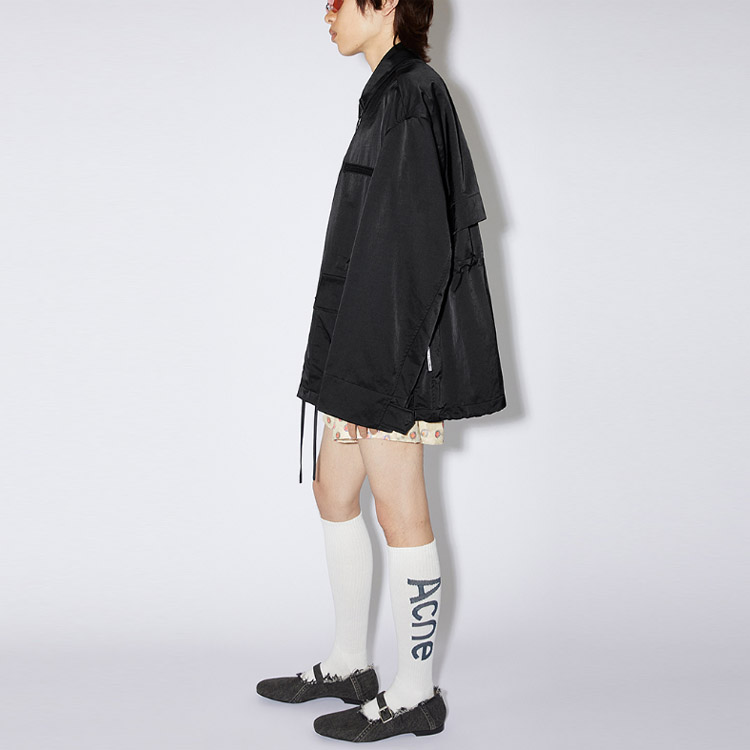 Purchase Acne Studios SS23 黑色實用口袋工裝外套 B90669-900