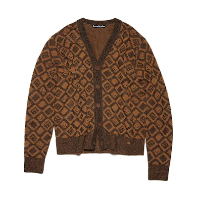 Acne Studios SS23 Brown Face Expression Knit Sweater Unisex C60070-DFI