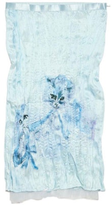 Acne Studios SS23 Cat Print Midi Skirt Light Blue. AF0316-228 Order Acne Studios SS23 Cat Print Midi Skirt Light Blue. AF0316-228