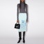 Lookbook Acne Studios SS23 Cat Print Midi Skirt Light Blue. AF0316-228