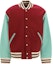 Buy Acne Studios SS23 Color-Block Striped Button Baseball Jacket Unisex Red C90118-ACD
