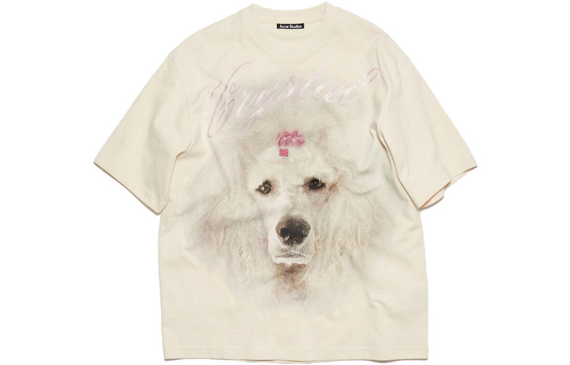 Acne Studios SS23 Dog Print Oversized Tee Unisex Off-White CL0215-BHU 圖 2