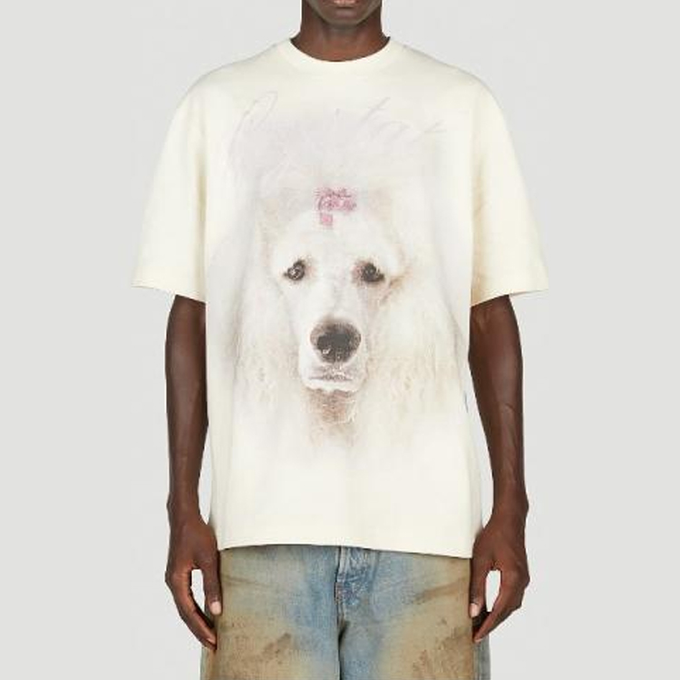 Acne Studios SS23 Dog Print Oversized Tee Unisex Off-White CL0215-BHU 圖 5