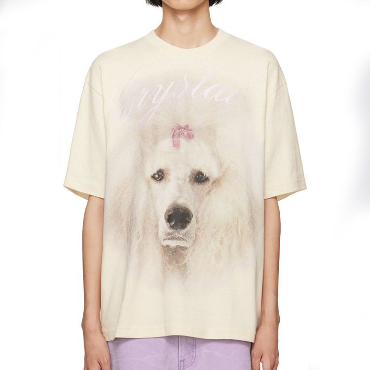 Acne Studios SS23 Dog Print Oversized Tee Unisex Off-White CL0215-BHU 圖 7