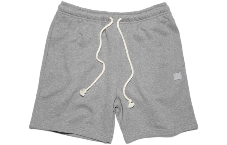 Acne Studios SS23 Face Unisex Gray Drawstring Casual Shorts. CE0034-X92