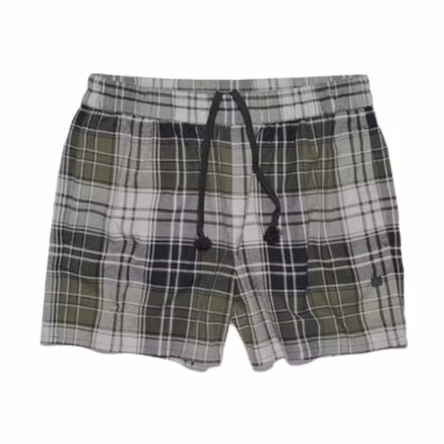 Acne Studios SS23 Face Unisex Striped Flannel Relaxed Shorts Multicolor. CE0035-DFF