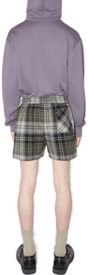Acne Studios SS23 Face Unisex Striped Flannel Relaxed Shorts Multicolor. CE0035-DFF Shop Acne Studios SS23 Face Unisex Striped Flannel Relaxed Shorts Multicolor. CE0035-DFF