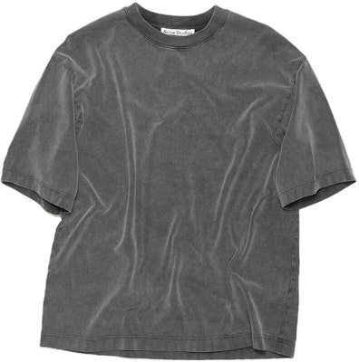 Acne Studios SS23灰色复古洗棉宽松男女同款T恤。 CL0218BM0 Buy Acne Studios SS23灰色复古洗棉宽松男女同款T恤。 CL0218BM0